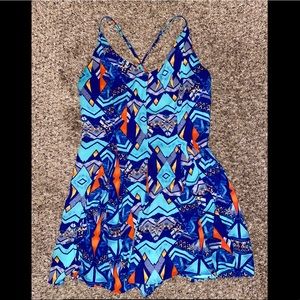 AKIRA Multi Colored Romper
